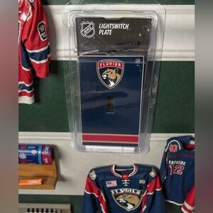 NEW! NHL Florida Panthers Single Toggle Lightswitch Plate